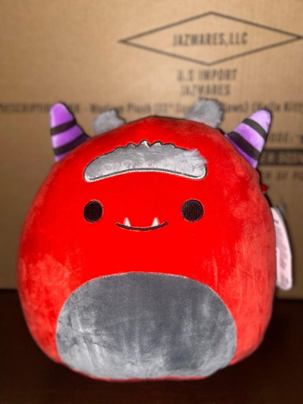 Squishmallows 10” Jeb the red monster Halloween 2024 nwt